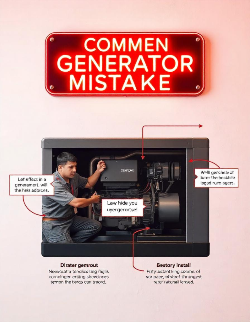 Common Mistakes in Generator Installation