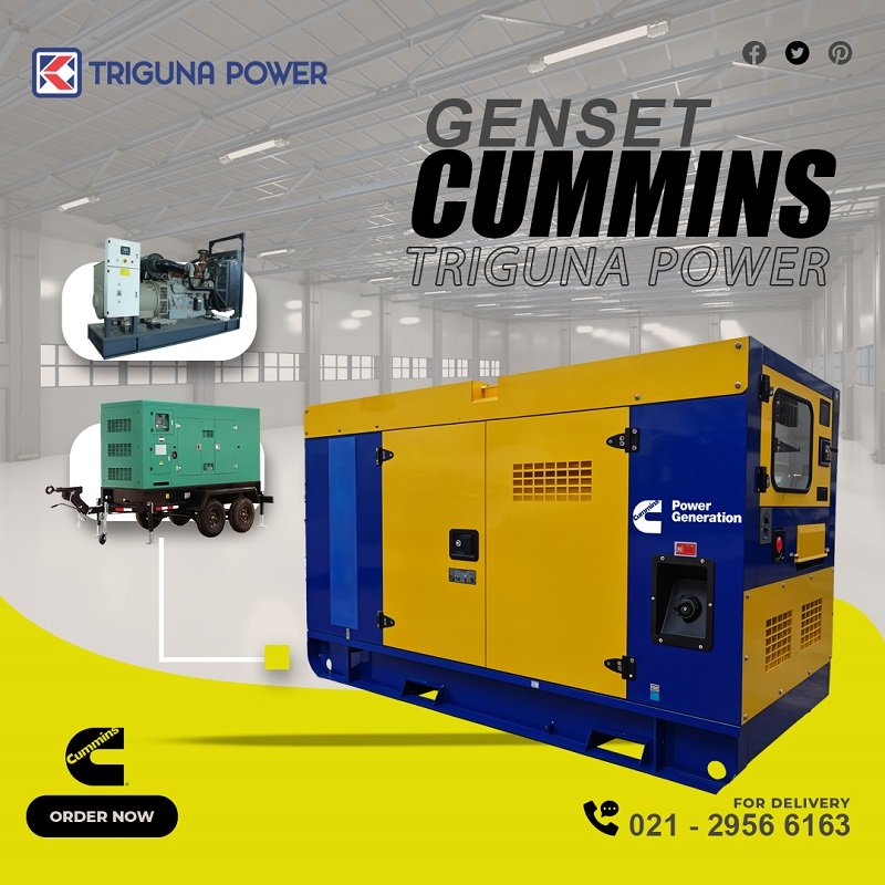 Genset Cummins Open dan Silent