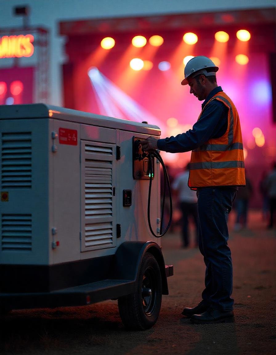 Genset Portable Event outdoor